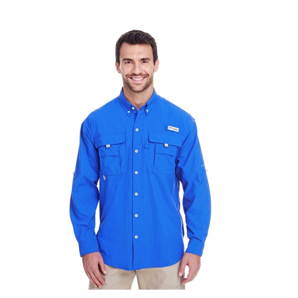 Columbia Blue Long Sleeve Shirt